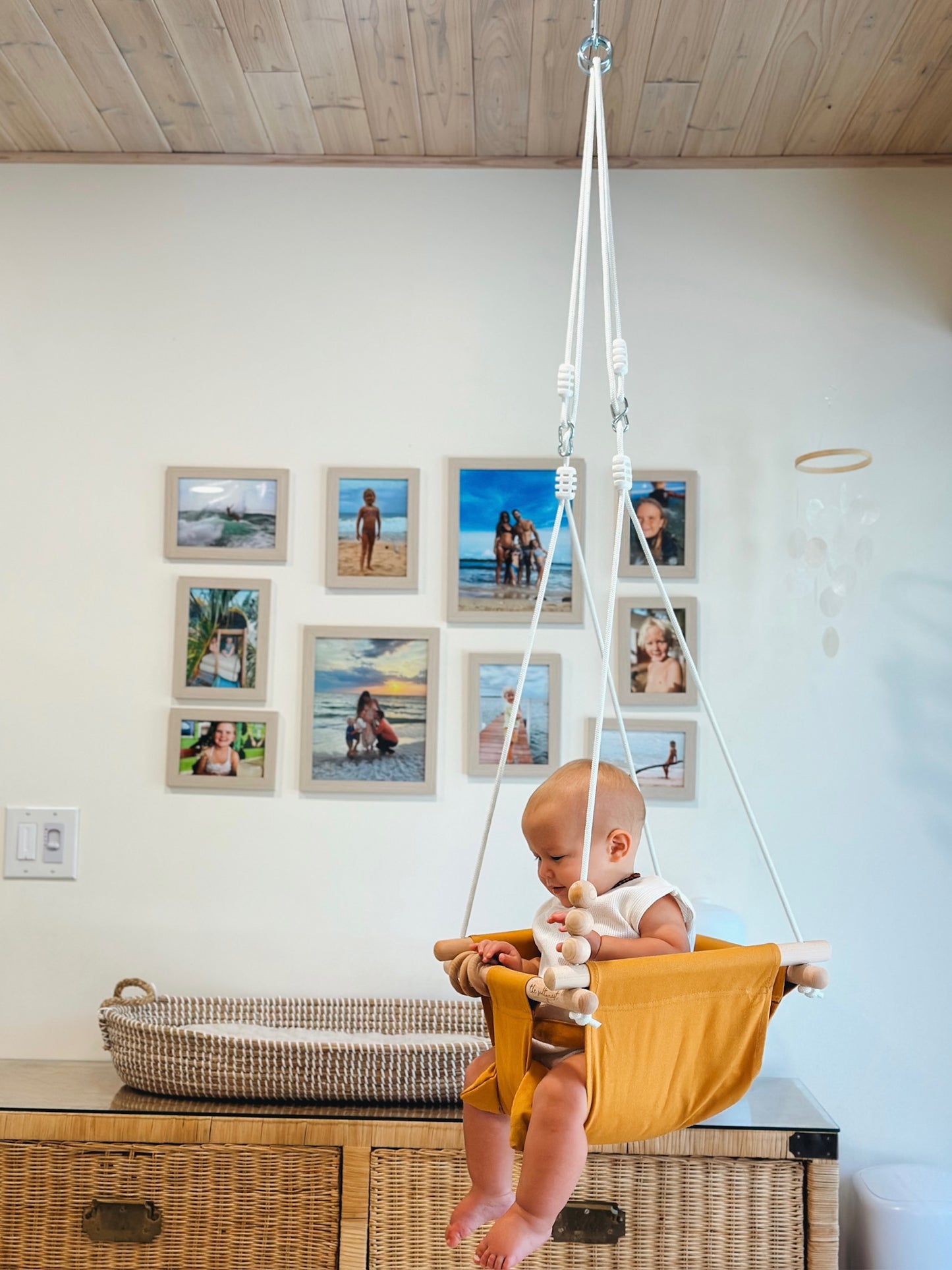 Indoor Baby Swing - With Accessories