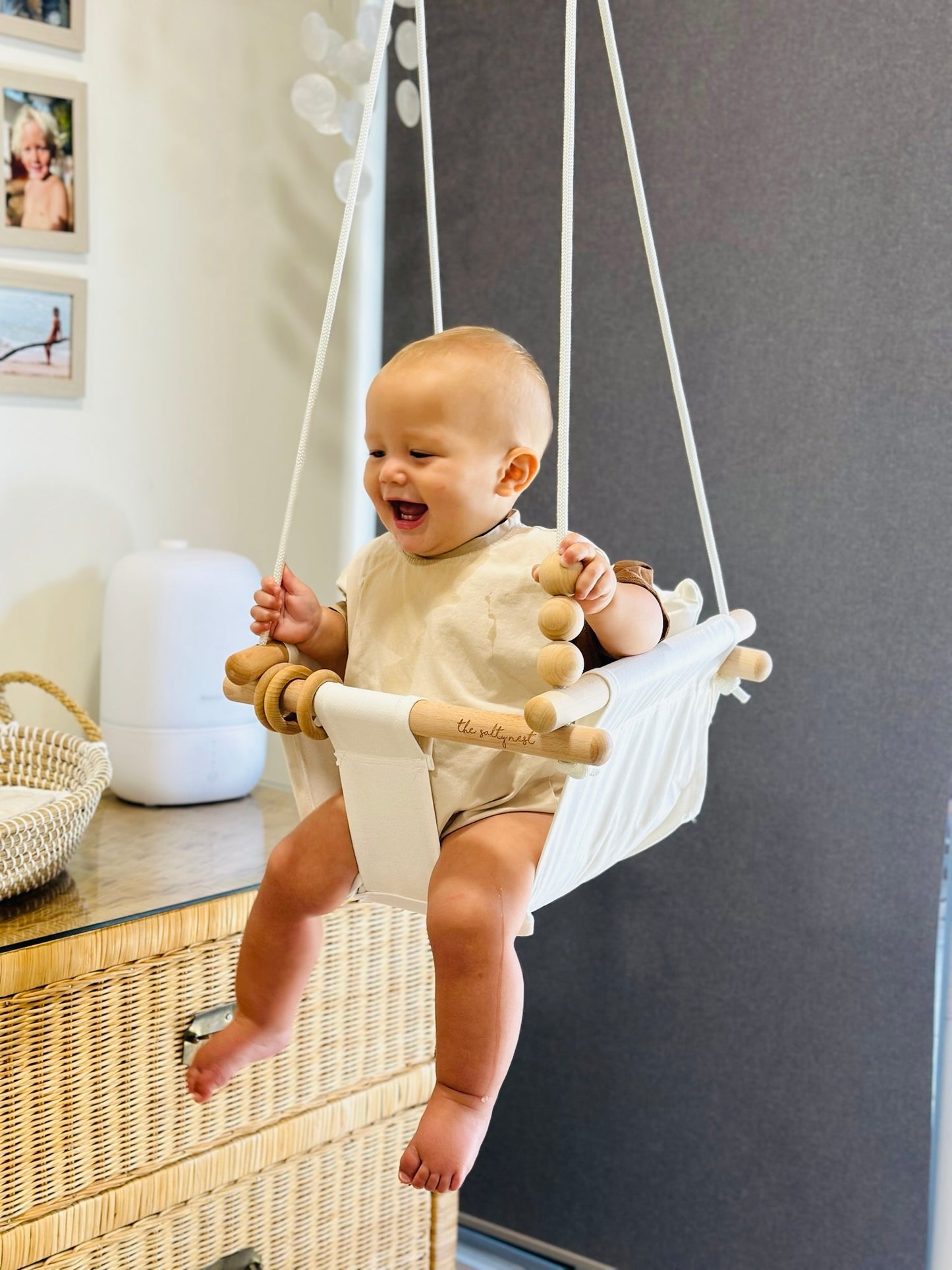 Indoor Baby Swing - With Accessories