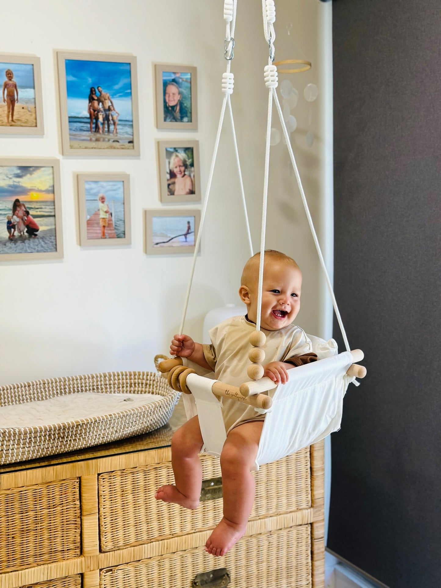 Indoor Baby Swing - With Accessories