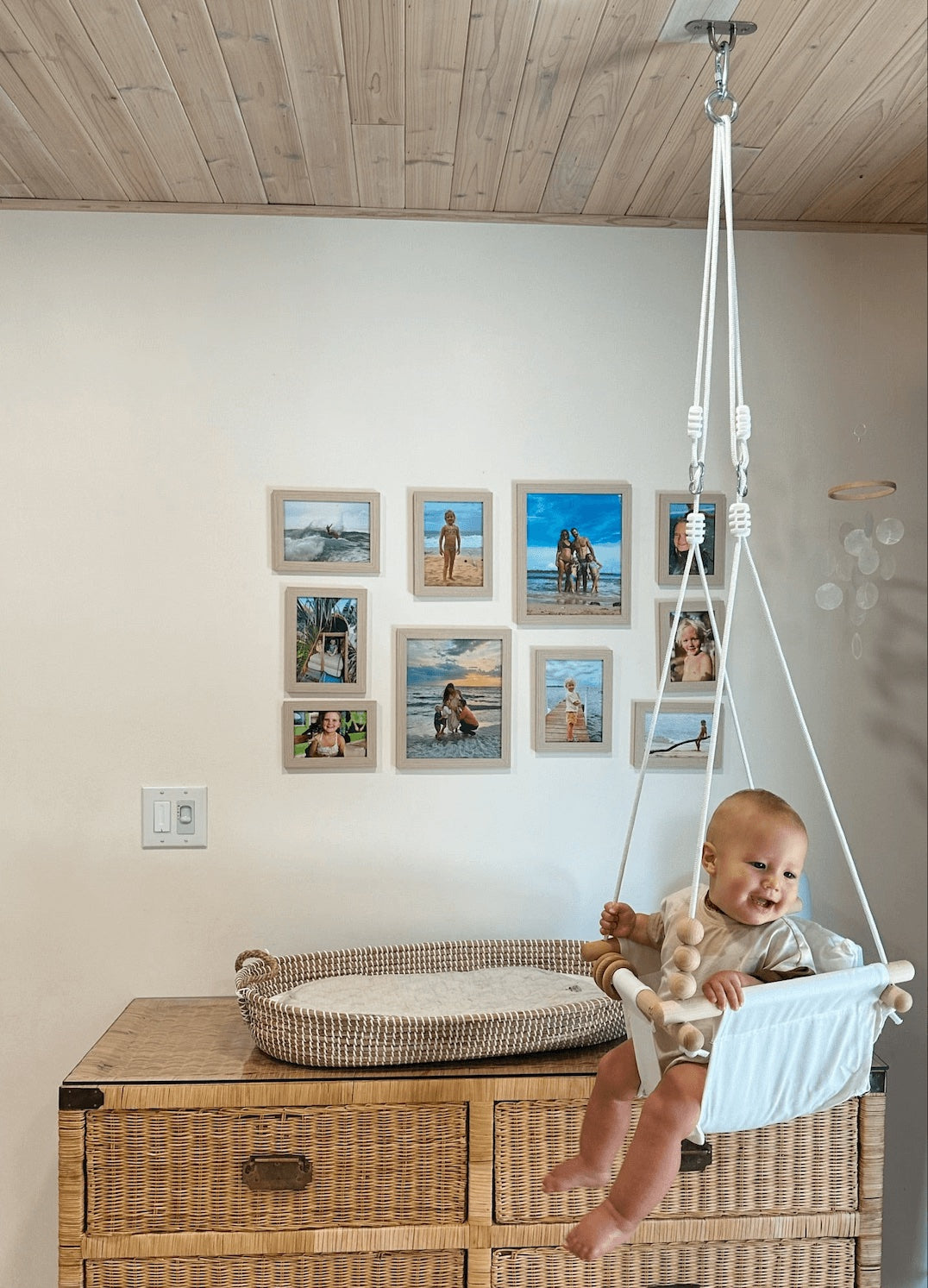 Indoor Baby Swing - With Accessories