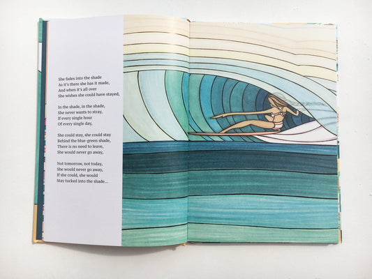 Salty Sleepy Surfery Rhymes- Surf Poems & Surf Art