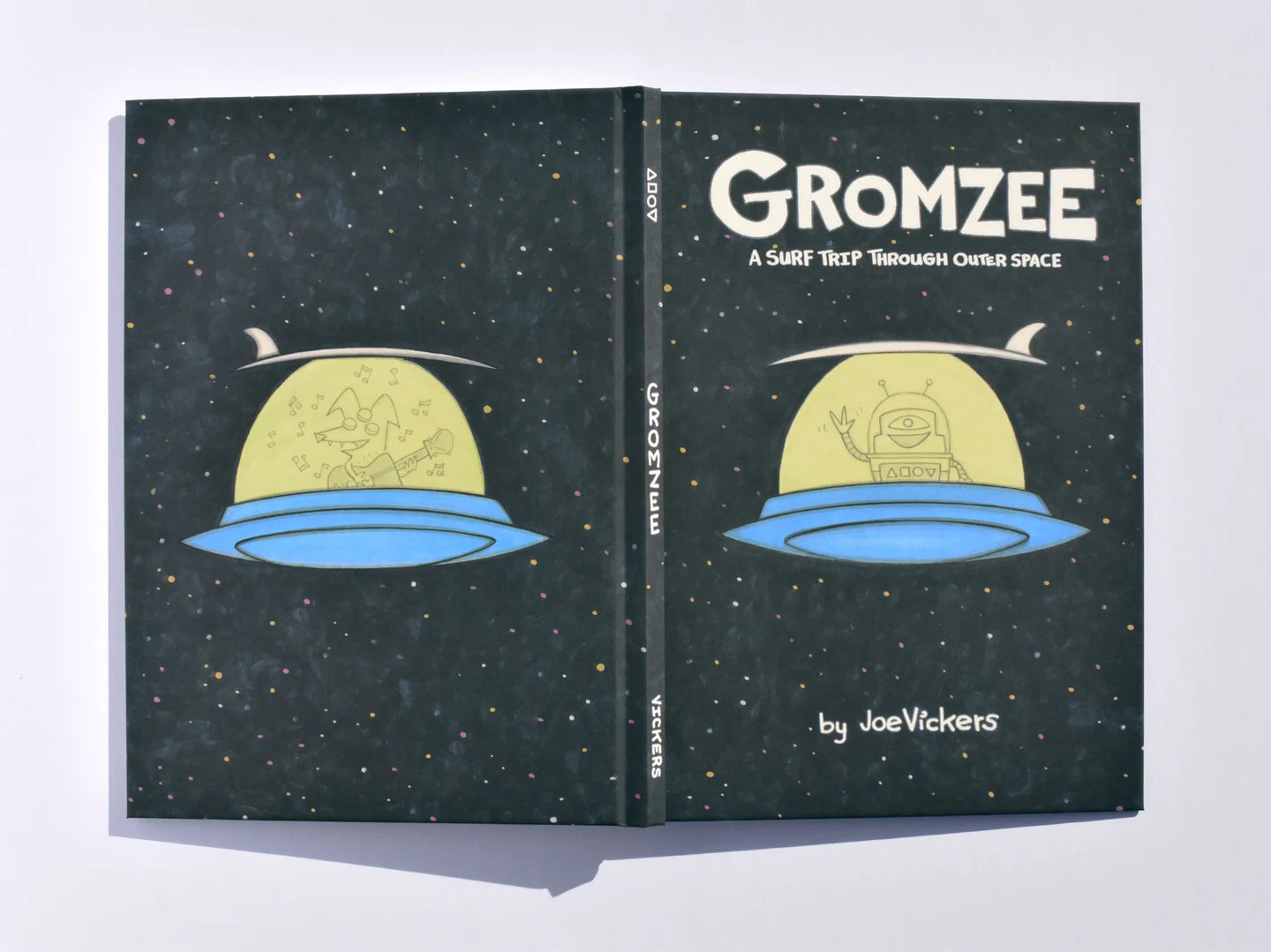 Gromzee: A Surf Trip Through Outer Space - Hardcover Surf Comic Book