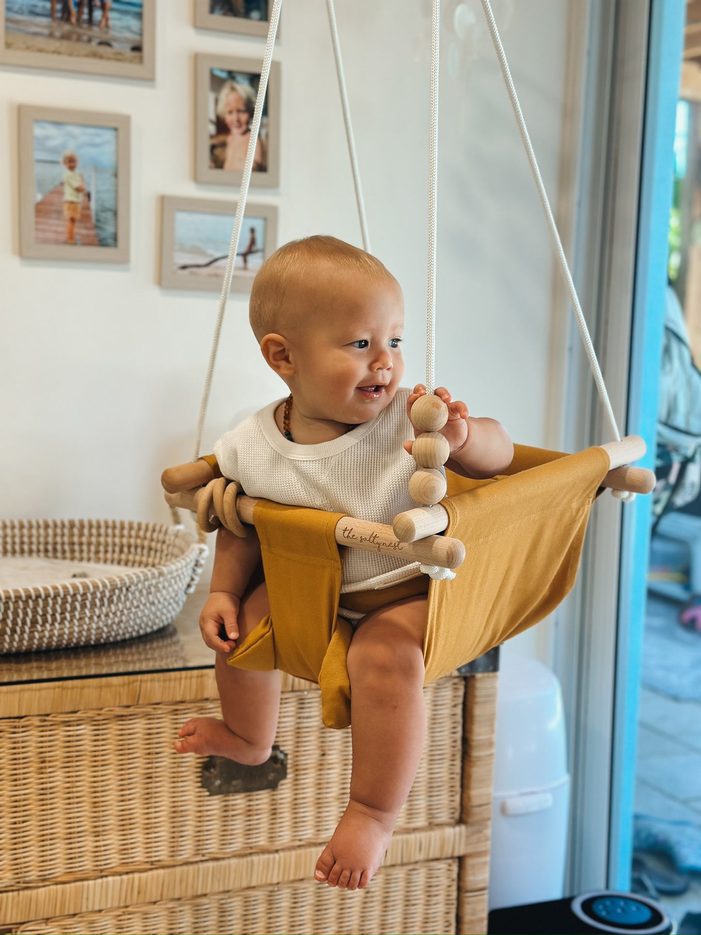 NEW - Indoor Baby Swing With Accessories