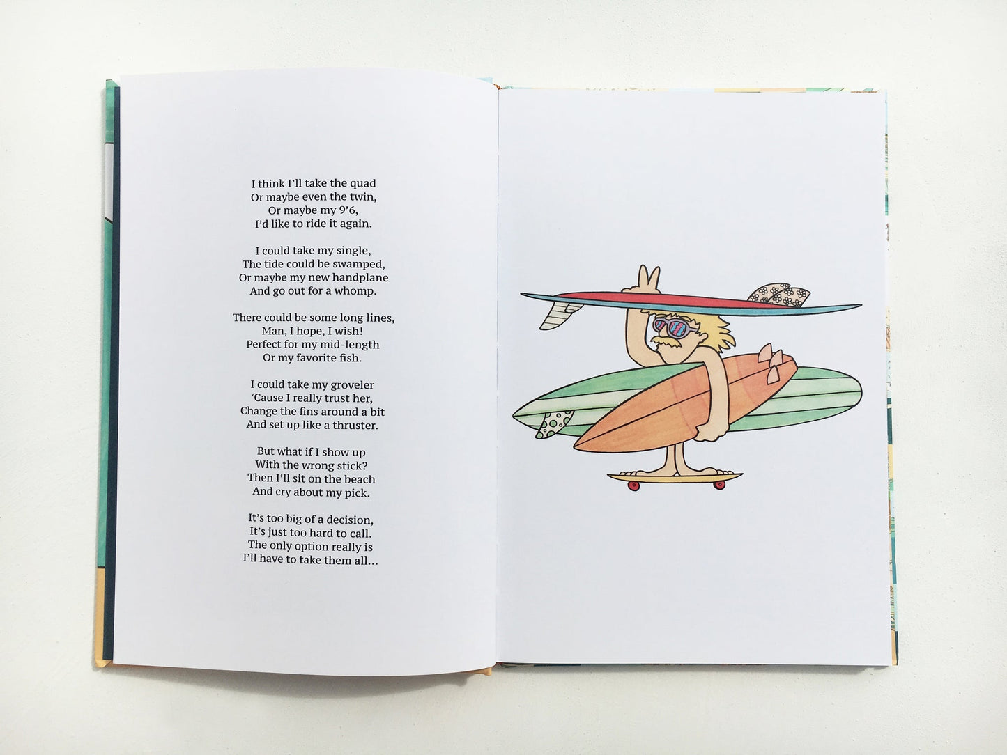 Salty Sleepy Surfery Rhymes- Surf Poems & Surf Art