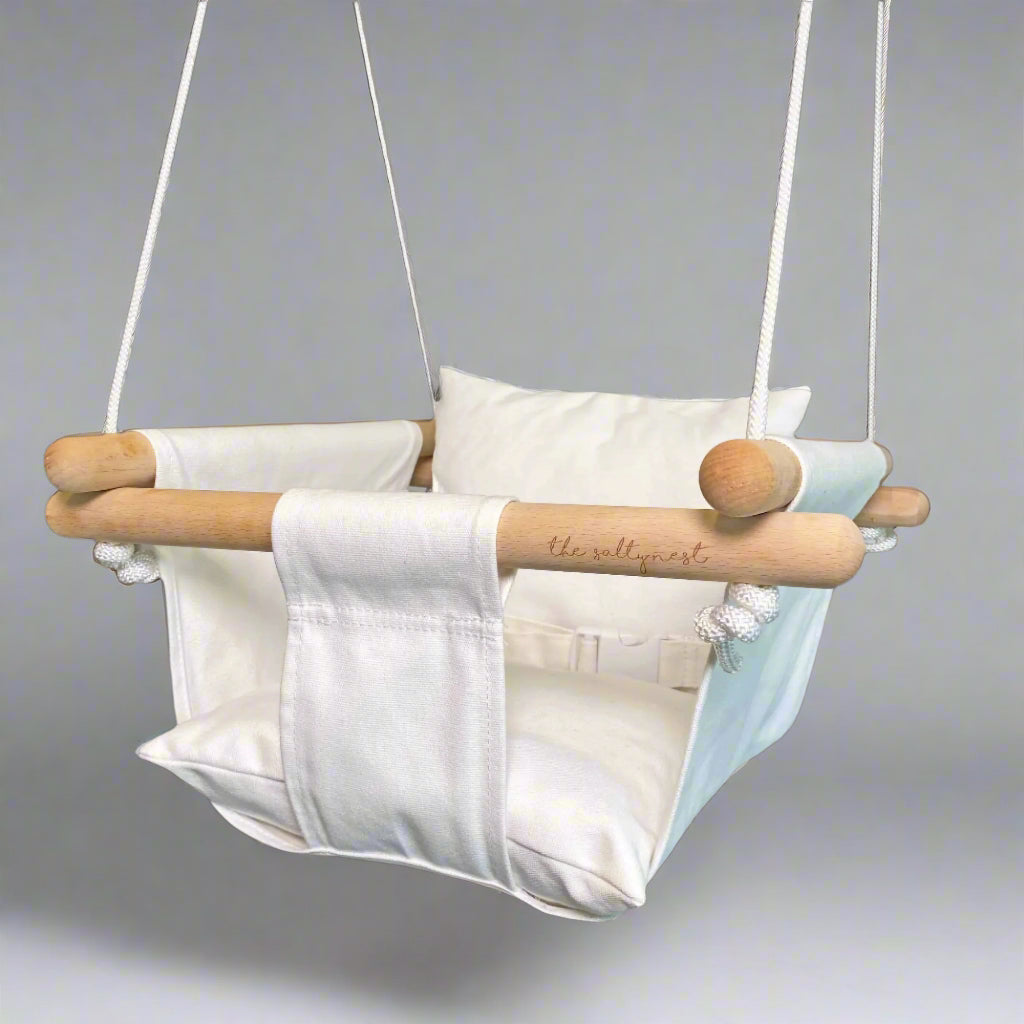 White baby swing, indoor baby swing, toddler swings, baby seats